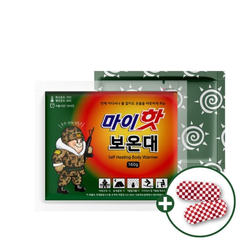 핫팩 대용량, 마이핫 보온대 160g 50개입